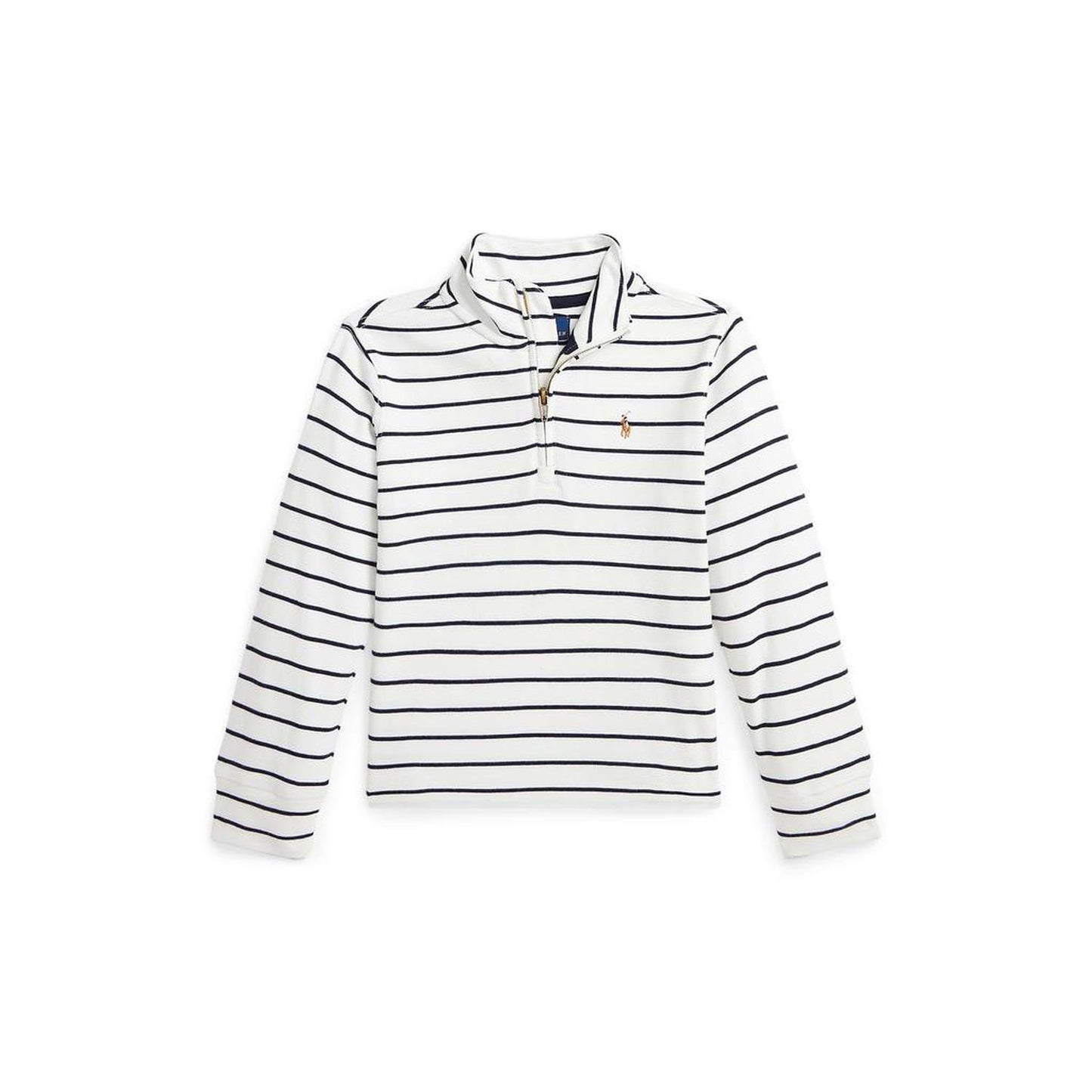 Striped Cotton Quarter-Zip Pullover (Toddler/Little Kid)