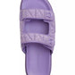 Women's Sculpted C Quilted Washed Denim Double Band Sandals
