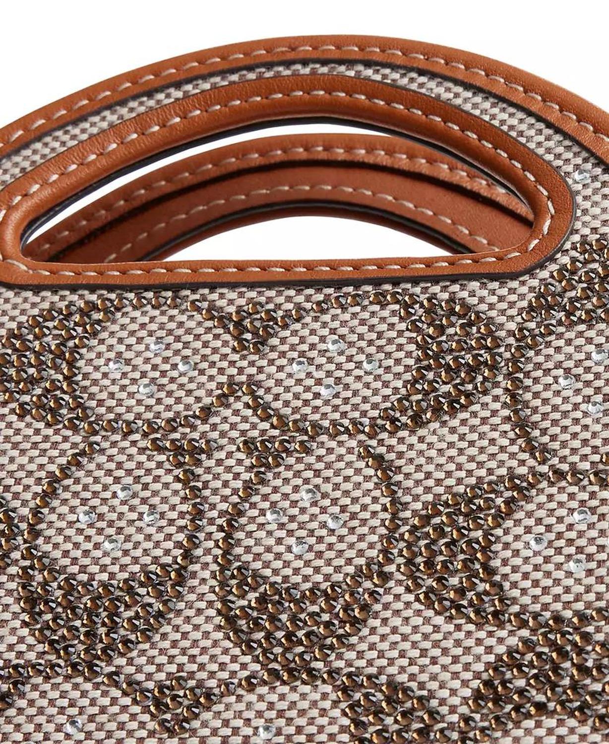 Crystal Top Handle Card Case Wallet
