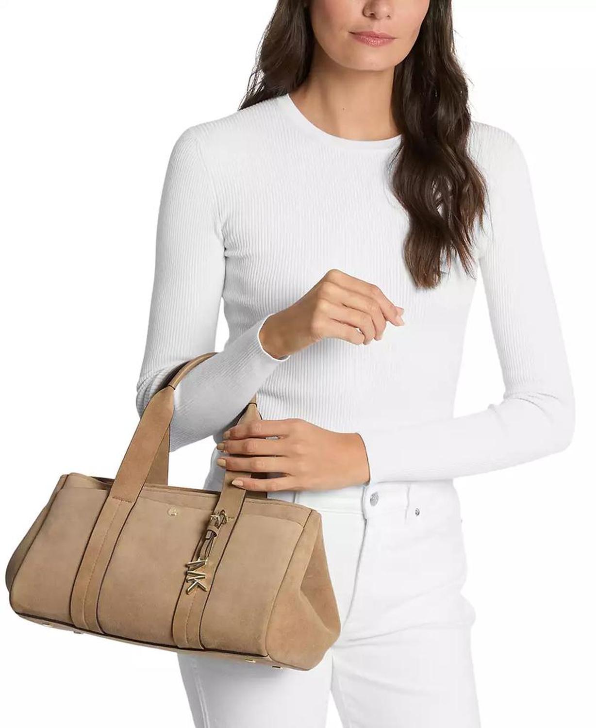 Michael Kors Romee Medium Leather East West Satchel