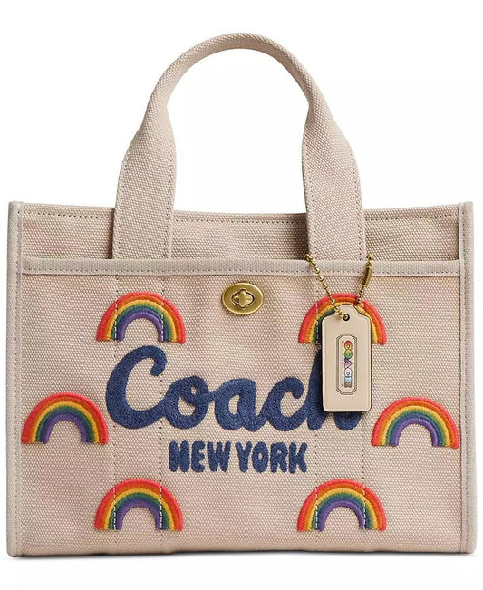 Cargo Tote Bag 26 With Rainbow