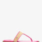 Carson Straw T-Strap Sandal