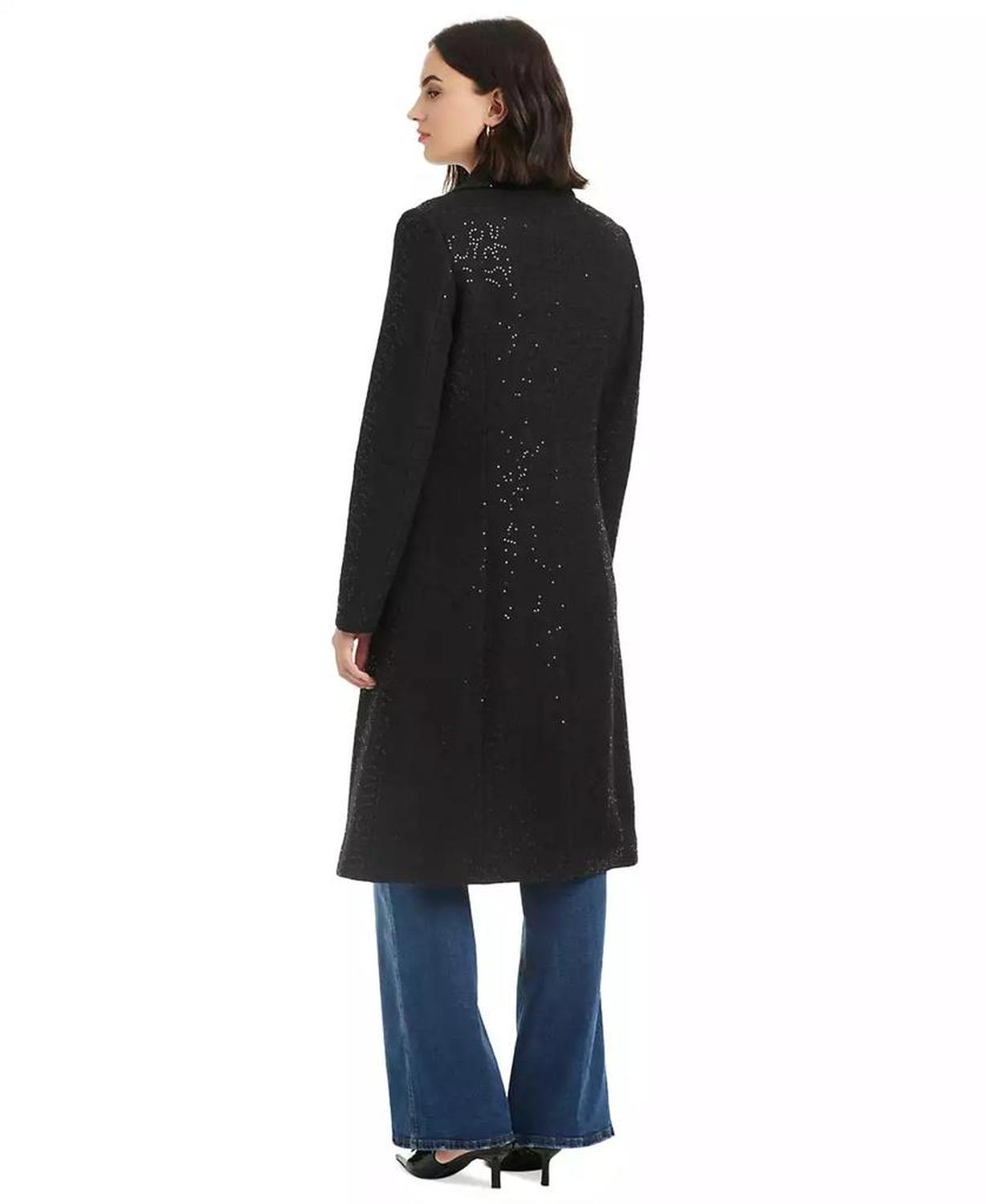 Women's Embellished Single-Breasted Coat