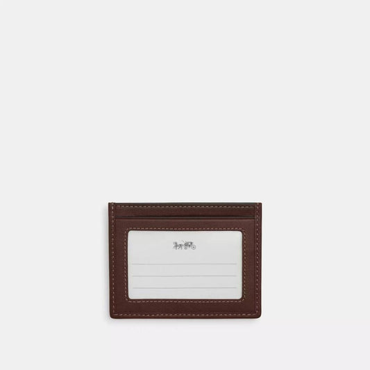Coach Outlet Slim Id Card Case In Signature Jacquard