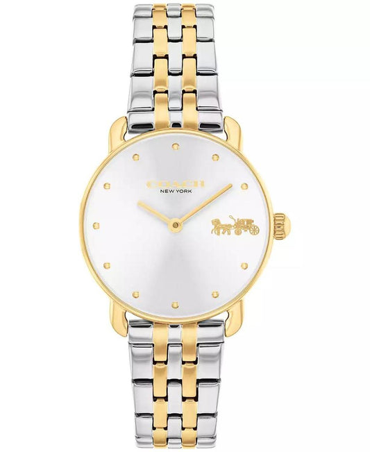 Women's Elliot Two Tone Stainless Steel Bracelet Watch, 28mm