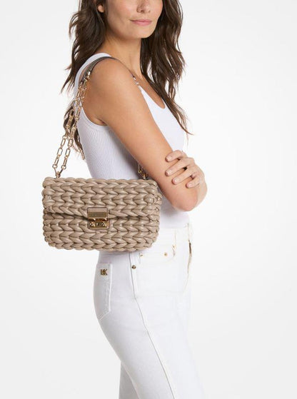 Tribeca Large Hand-Braided Shoulder Bag