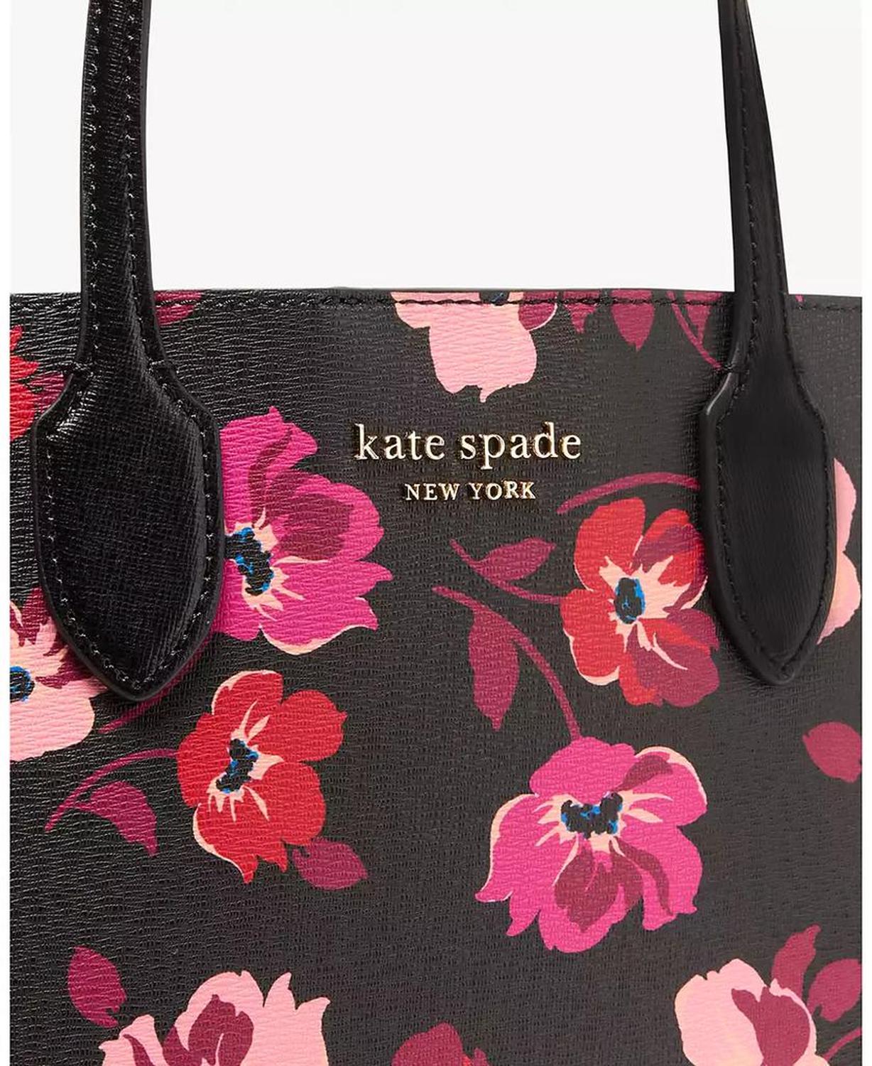 Women's Bleecker Fall Poppies Medium Tote Bag