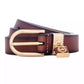 Micheal Kors Women's Padlock Burnished Belt