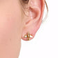 Gold-Tone Out of Office Airplane Stud Earrings