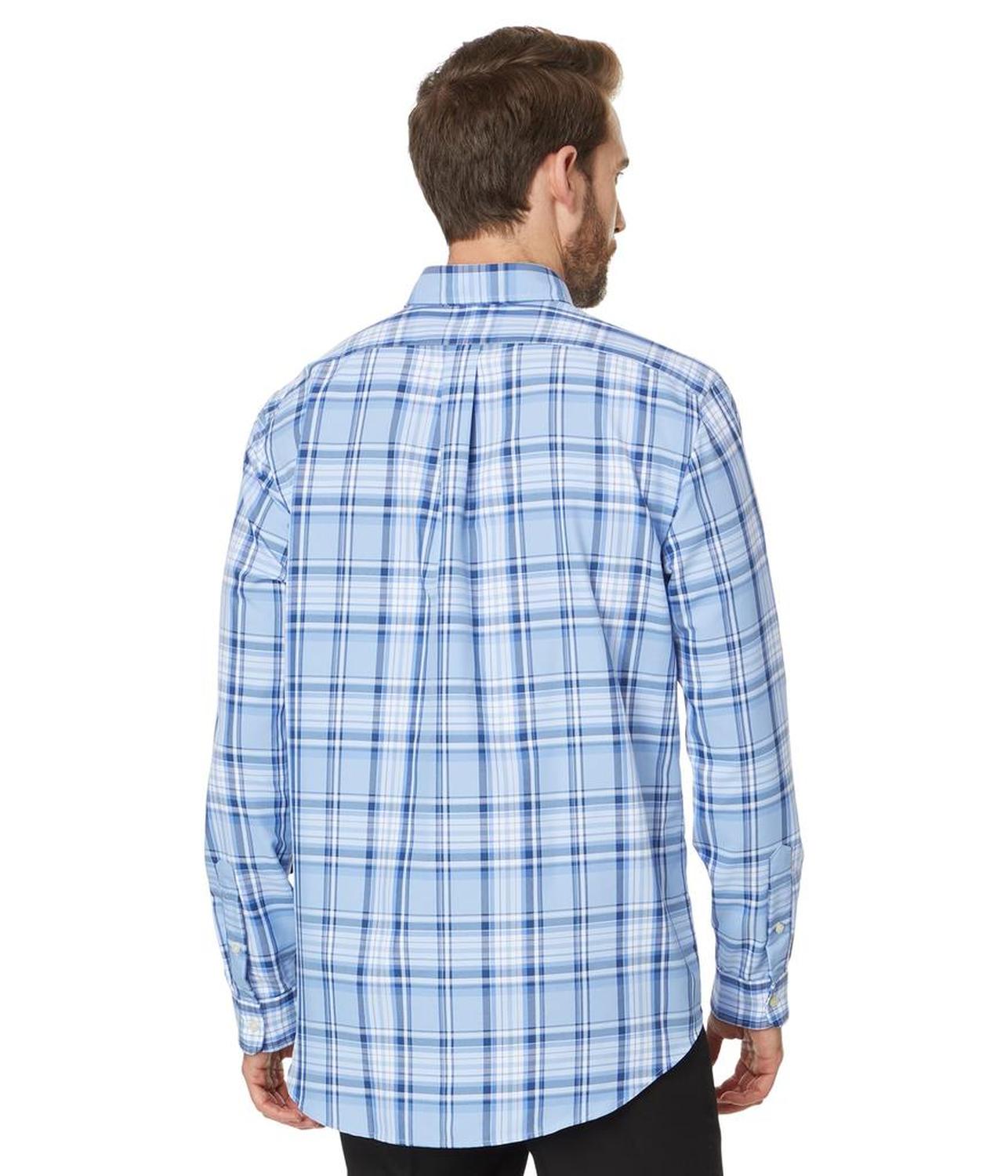 Classic Fit Plaid Oxford Shirt