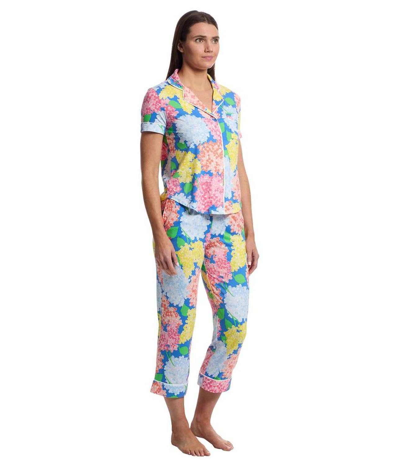 Short Sleeve Cropped PJ Set