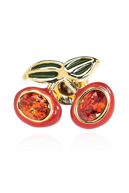 Coach Cherry Motif Earrings