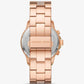 Oversized Brynn Pavé Rose Gold-Tone Watch