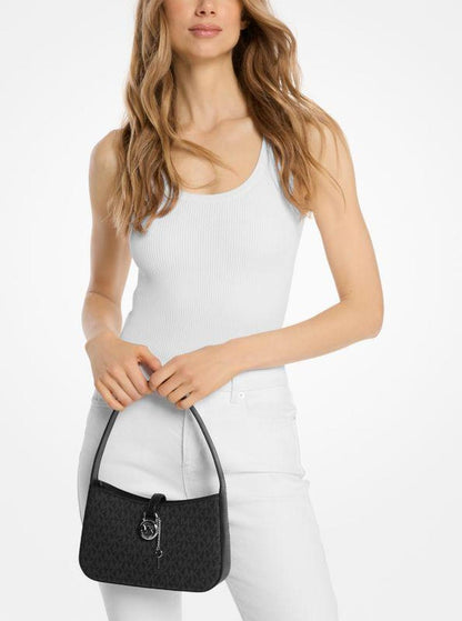 Lyra Small Signature Logo Pochette