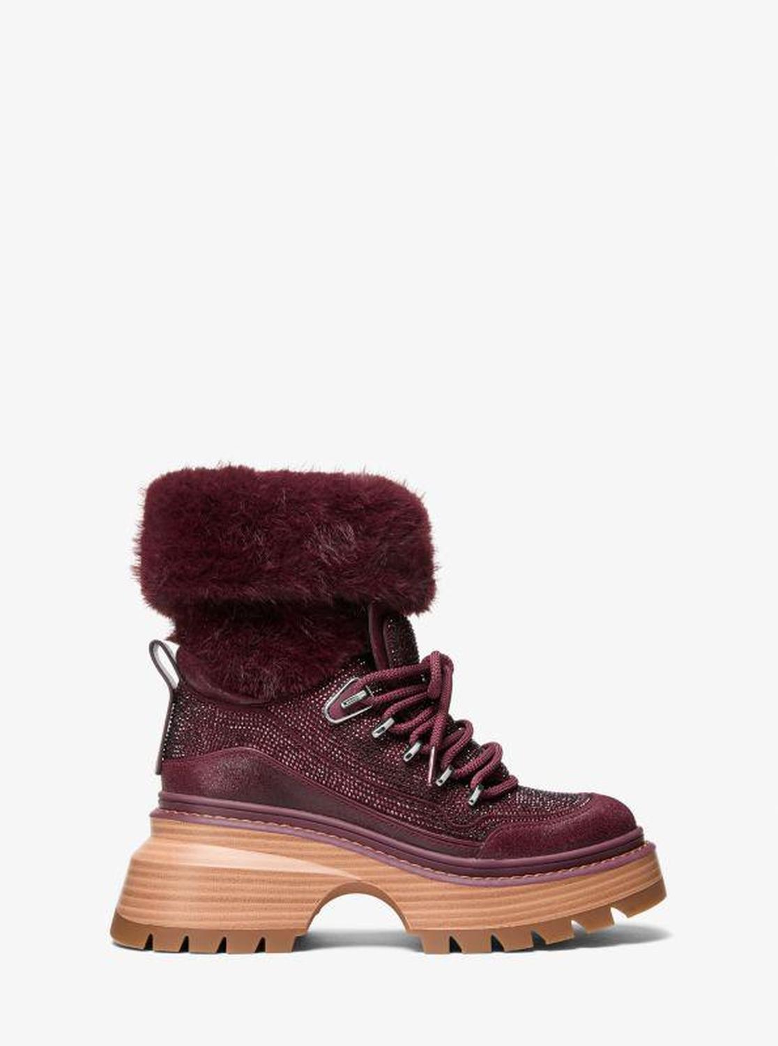 Shiloh Embellished Mixed-Media Boot