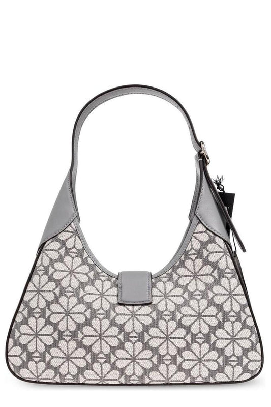 Kate Spade Flower Jacquard Zipped Shoulder Bag
