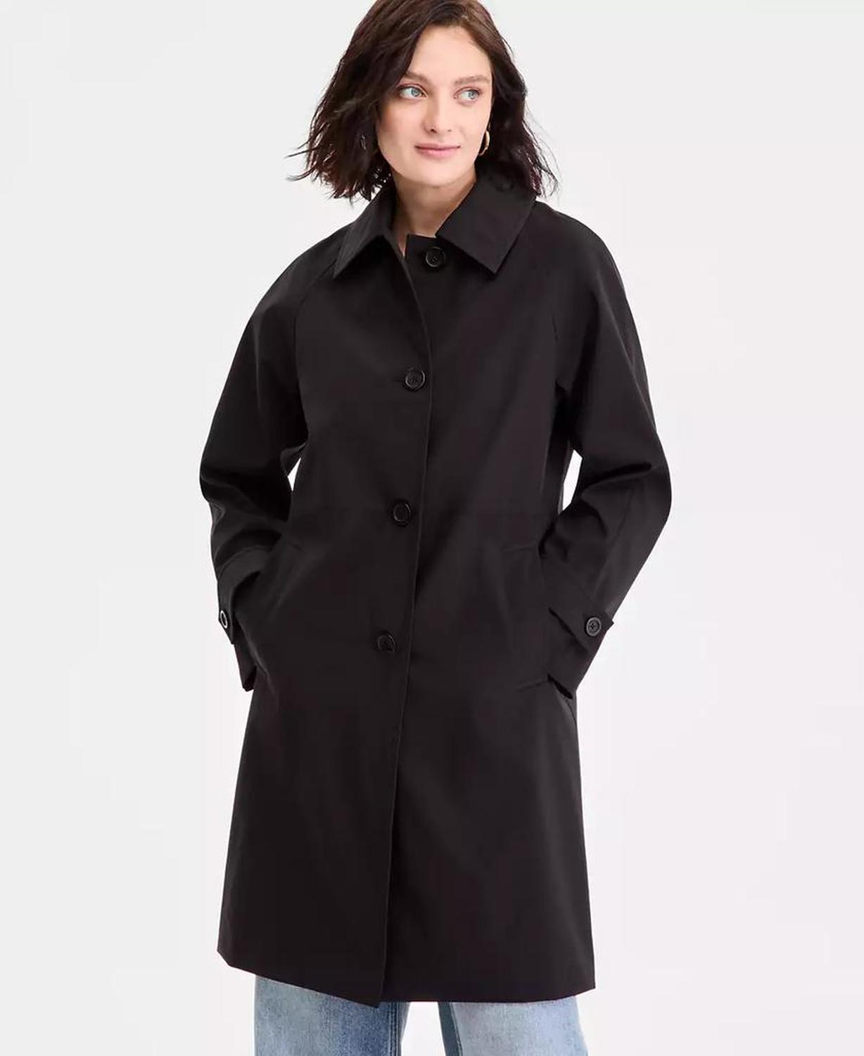 MICHAEL Women's Single-Breasted Trench Coat, P/XXS-XX