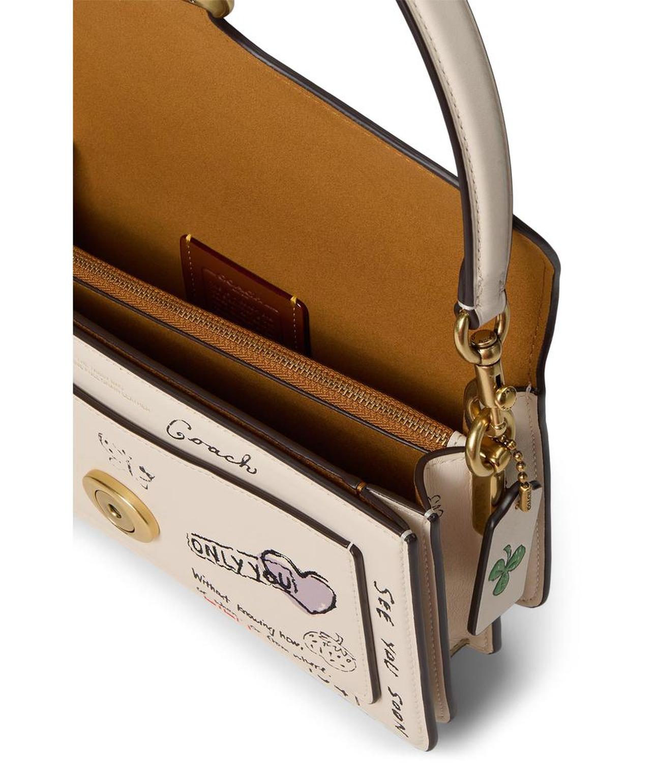 Tabby Shoulder Bag 26 With Sketch Print