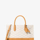 Scarlett Medium Logo Jacquard Satchel