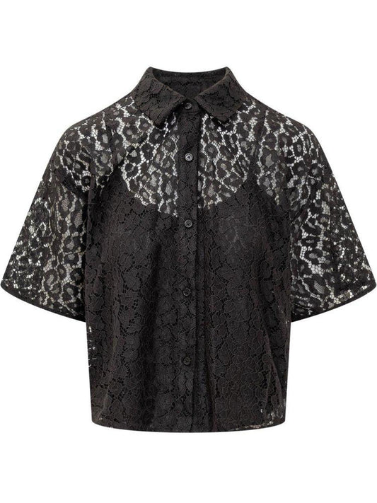 Michael Michael Kors Lace Cropped Shirt