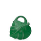 Playa Leather And Straw 3D Leaf Tote