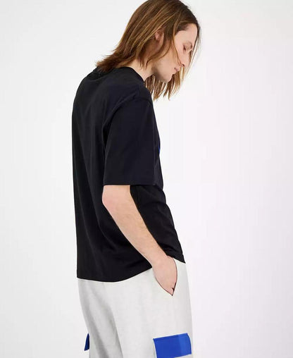 Men's Nafralo Short Sleeve Crewneck Logo Graphic T-Shirt