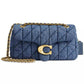 Small Tabby Denim Shoulder Bag 26 with Quilting