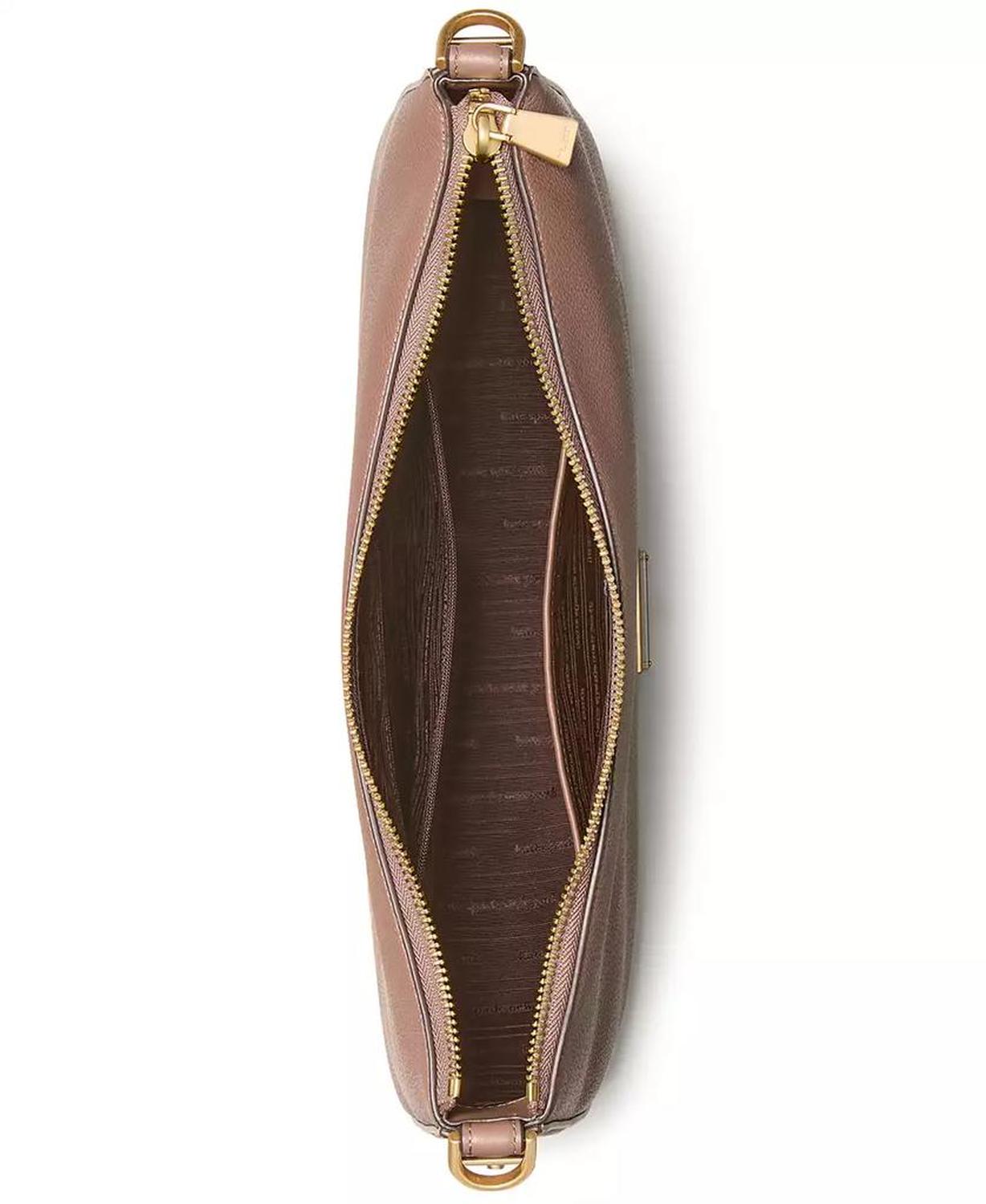 Liv Large Pebbled Leather Hobo Bag