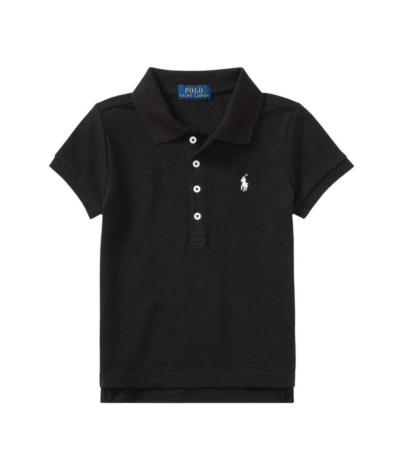 Short Sleeve Mesh Polo Shirt (Little Kids)