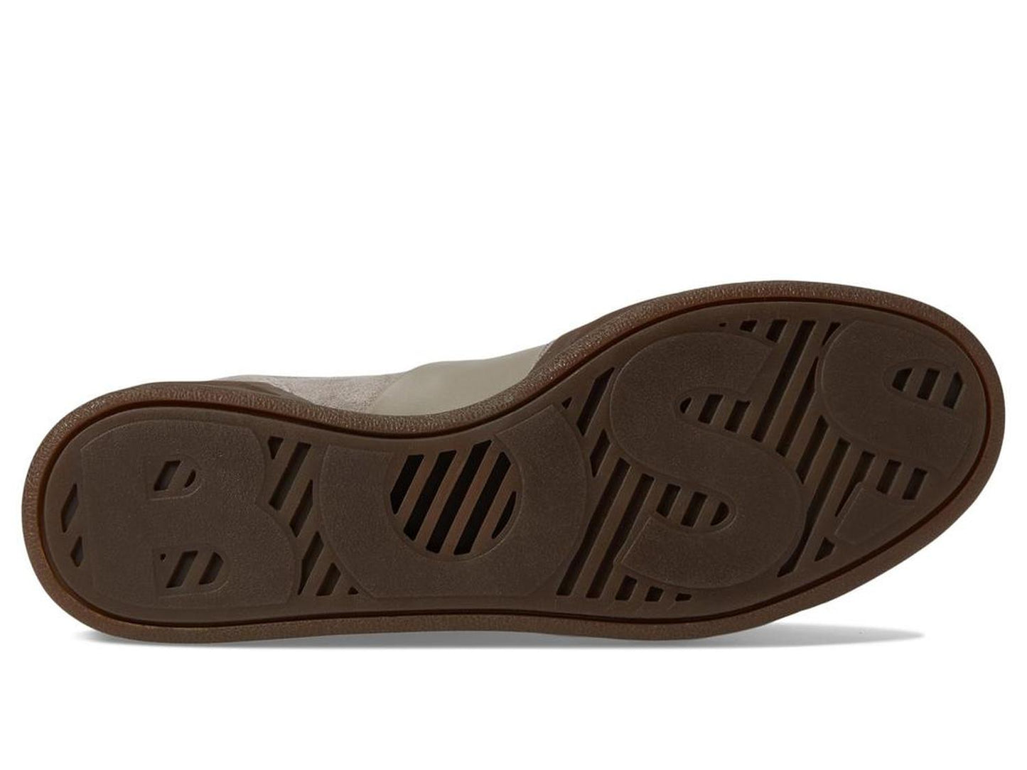 Suede Leather Block Low Profile Sneakers