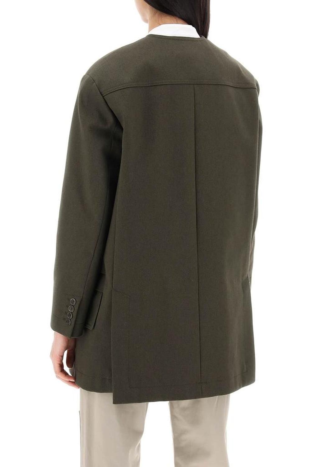 Recital Midi Round Neck Jacket