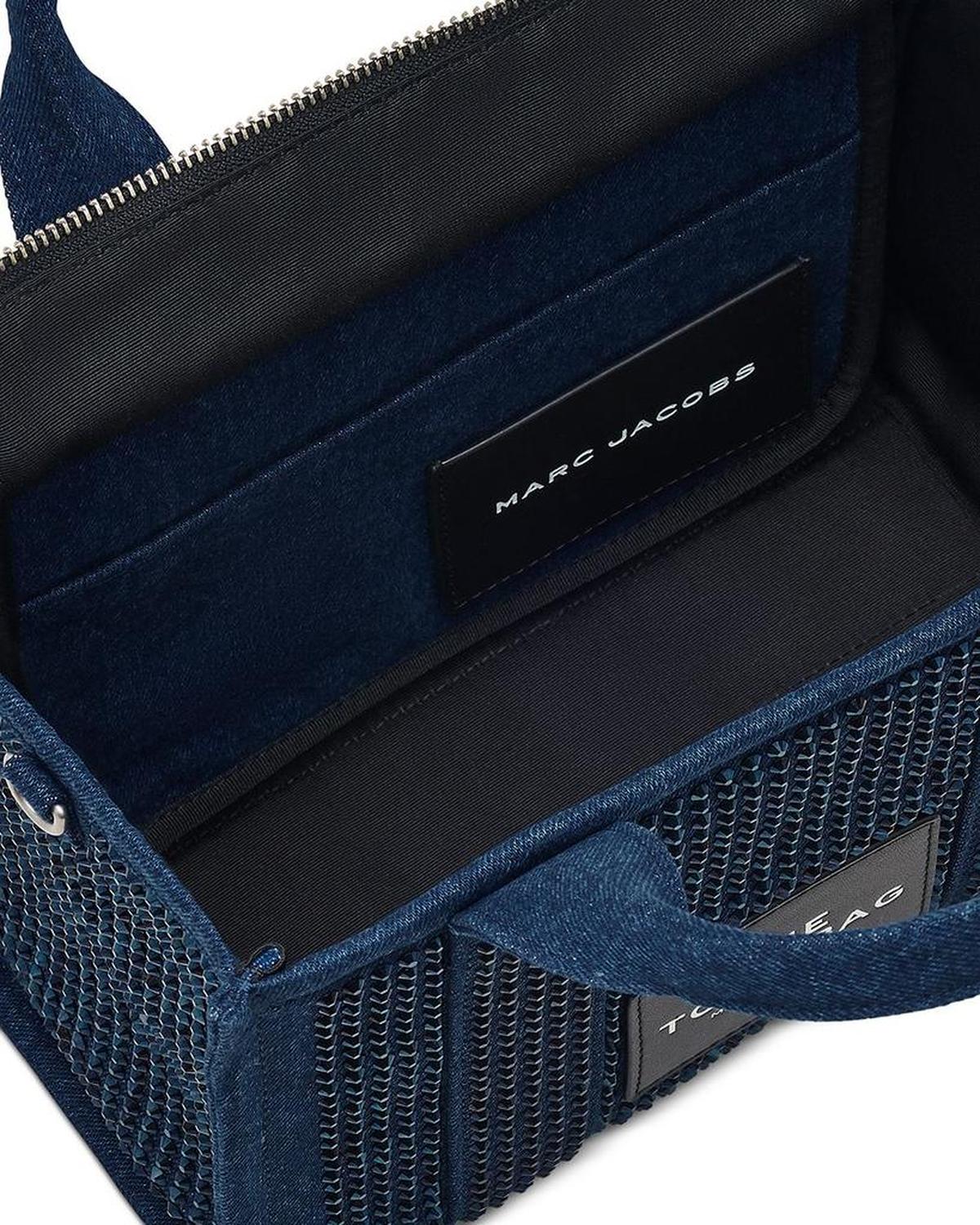 The Crystal Denim Small Tote Bag