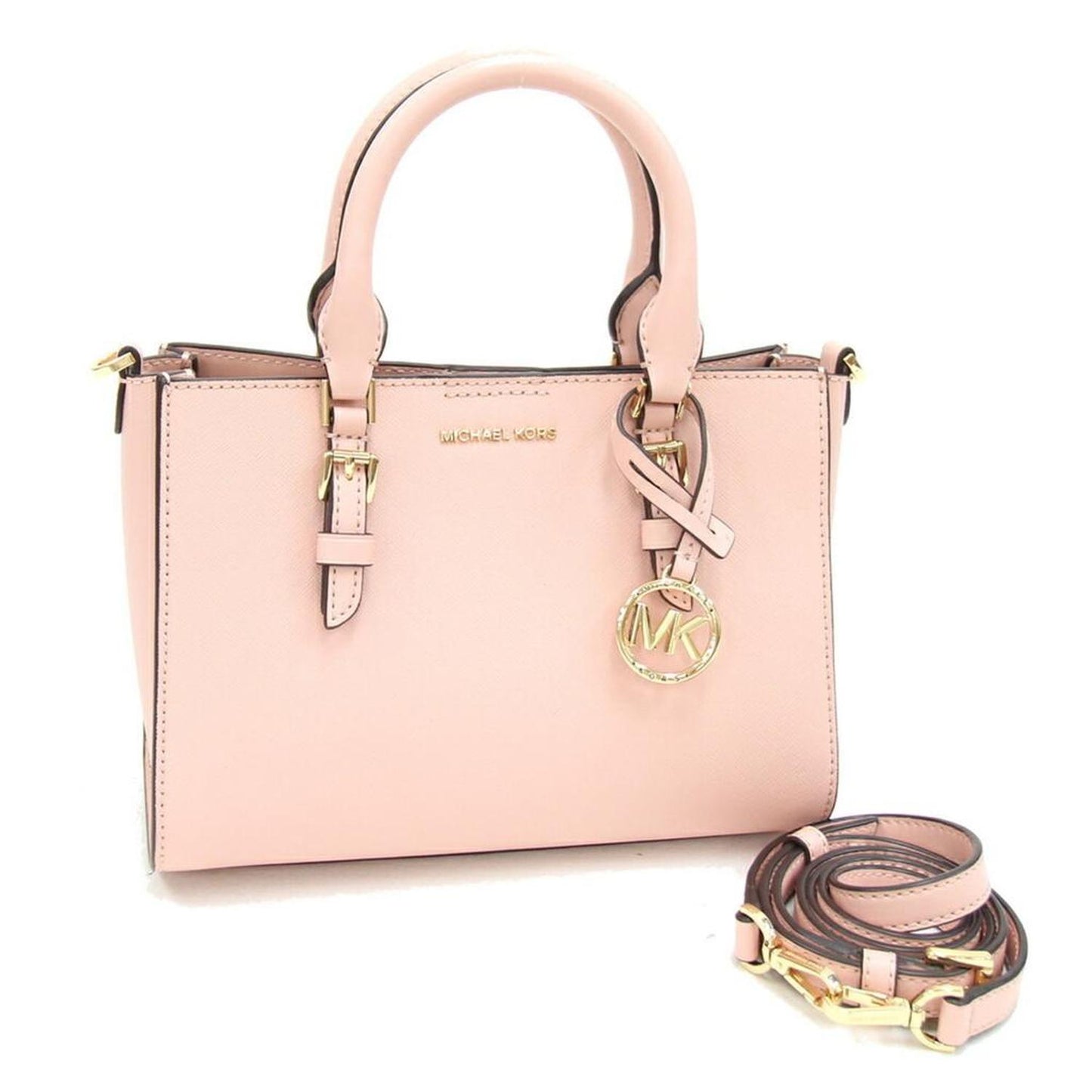 Leather Handbag Shoulder Bag (Pre-Owned)