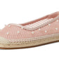 Pearl Fishnet Espadrille Ballet Flat