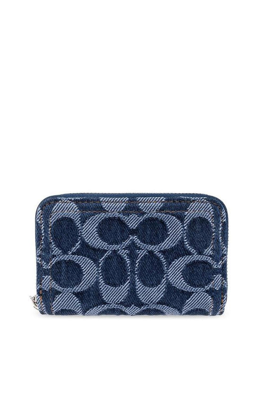 Coach Monogrammed Zip-Around Wallet