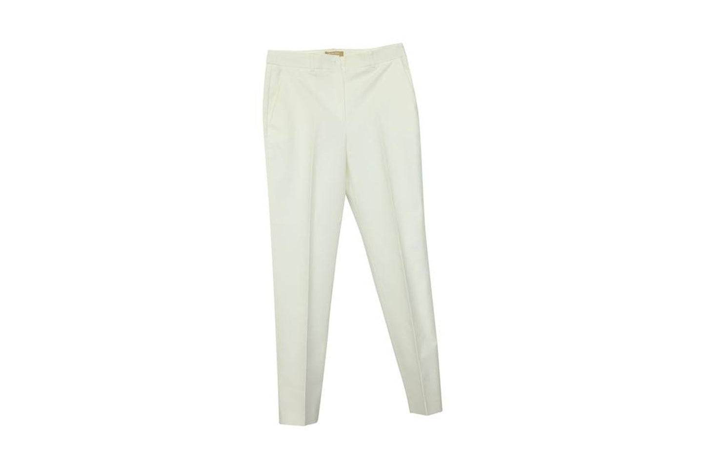 Michael Kors Ankle-Length Trousers in Cream Cotton