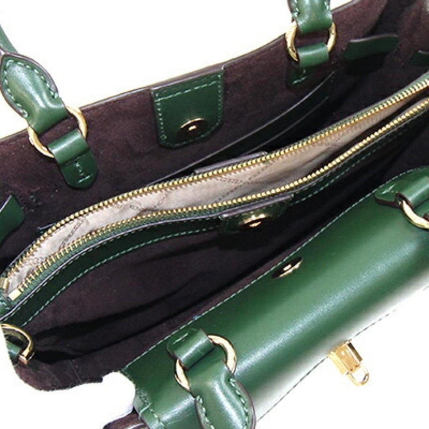 Leather Handbag Shoulder Bag (Pre-Owned)
