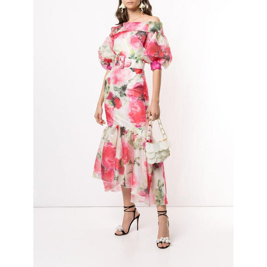 Off-The-Shoulder Cocktail Dress