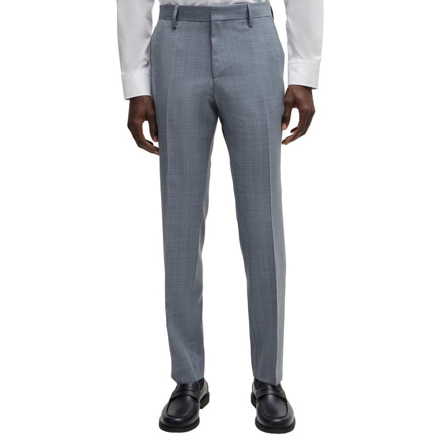 Men's Checked Serge Slim-Fit Suit