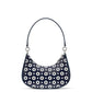 Sam Icon Daisy Dot Appliqued Saffiano Leather Small Convertible Crossbody