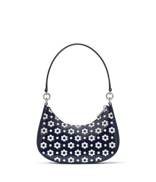 Sam Icon Daisy Dot Appliqued Saffiano Leather Small Convertible Crossbody