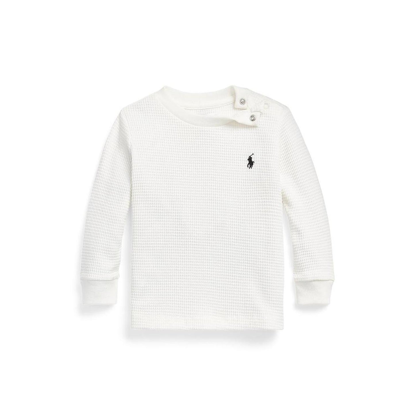 Waffle-Knit Cotton Long-Sleeve Tee (Infant)