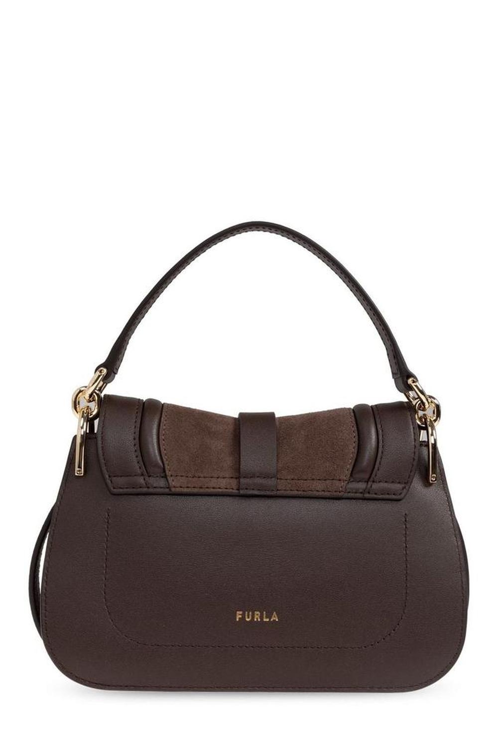 Furla Flow Mini Foldover Top Handbag