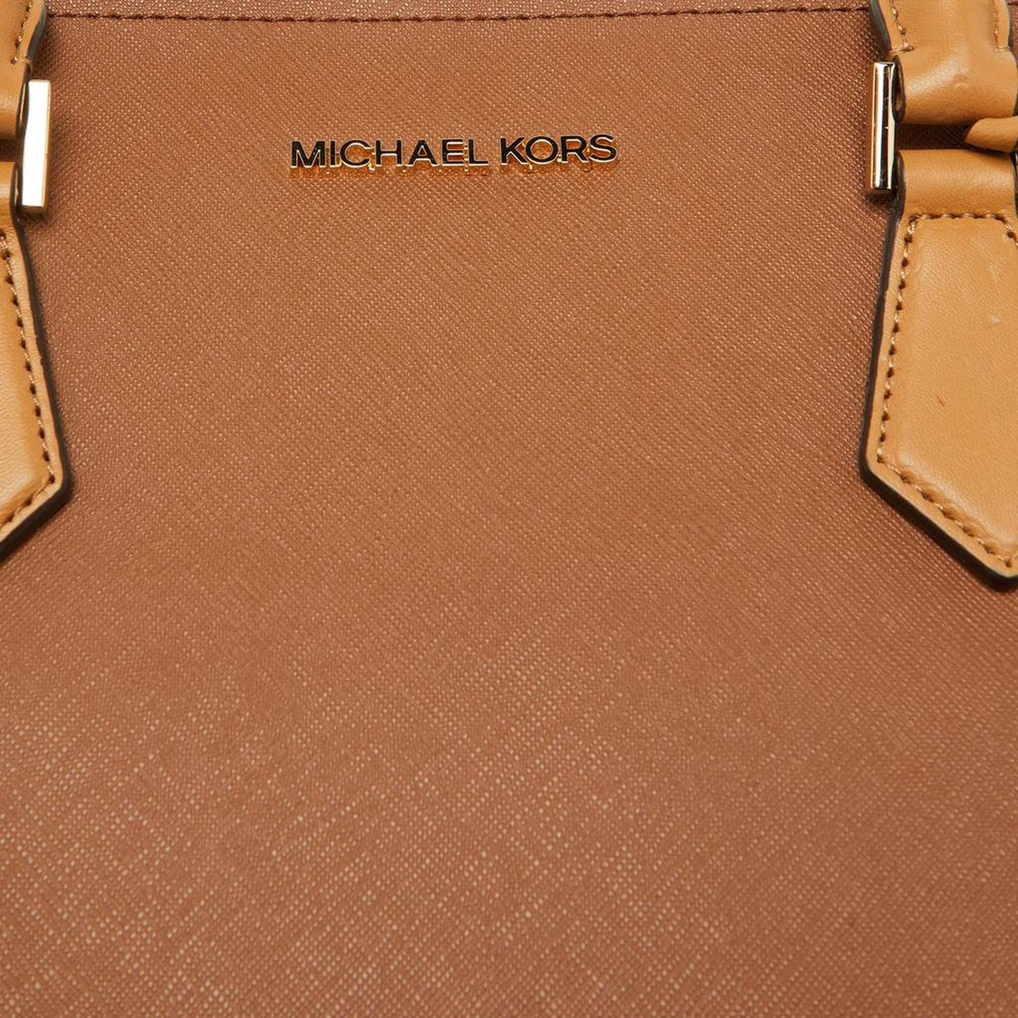 Brown/white Leather Large Hope Tote