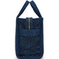 The Crystal Denim Small Tote Bag