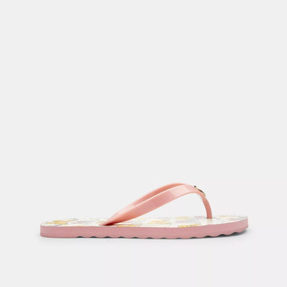 Zayn Flip Flop With Butterfly Print