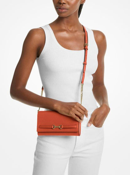Carson Large Pebbled Leather Convertible Crossbody Bag