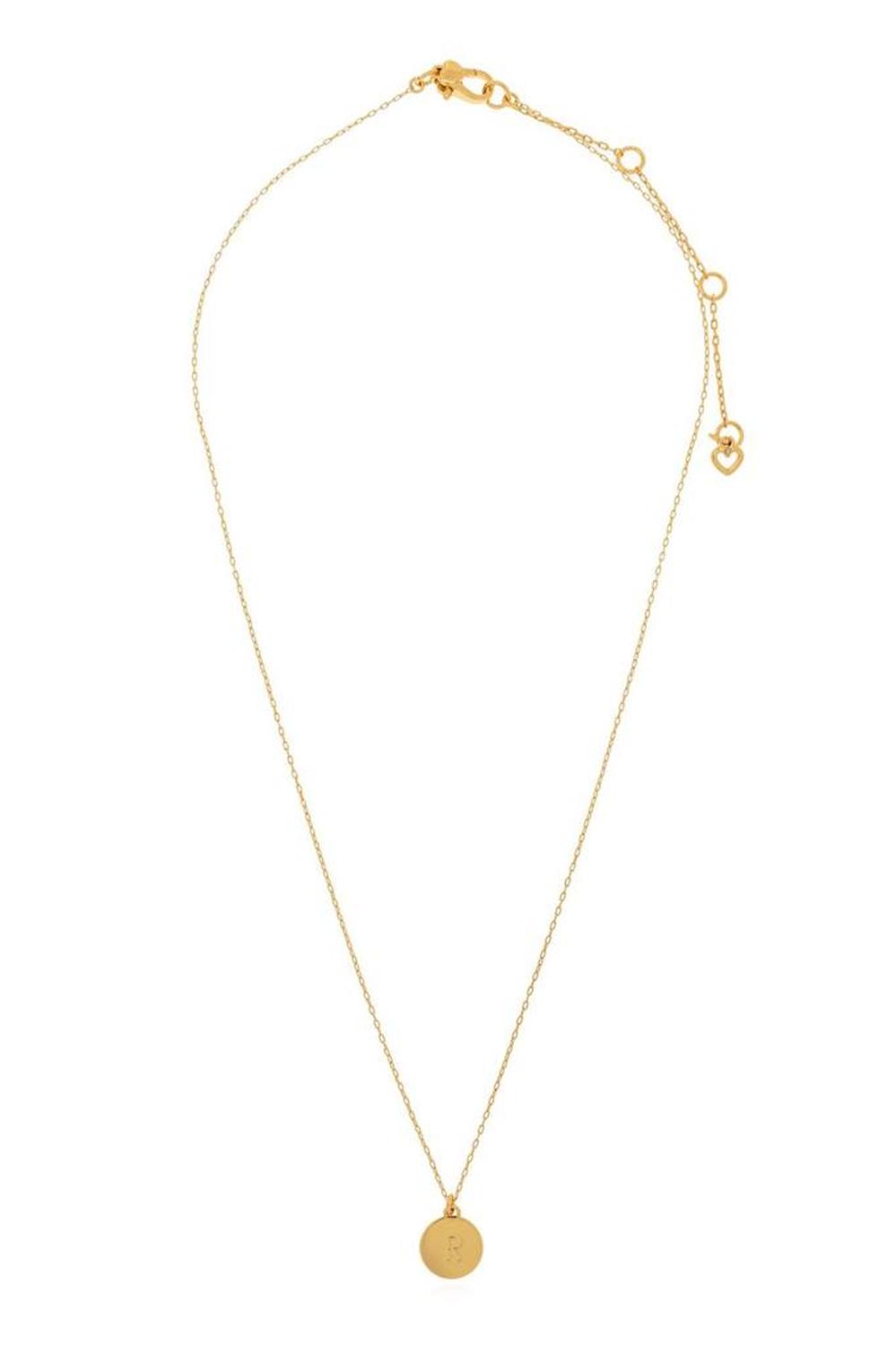 Kate Spade R Mini Pendant Necklace