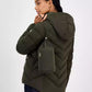 Women's Hooded Bibbed Packable Puffer Coat