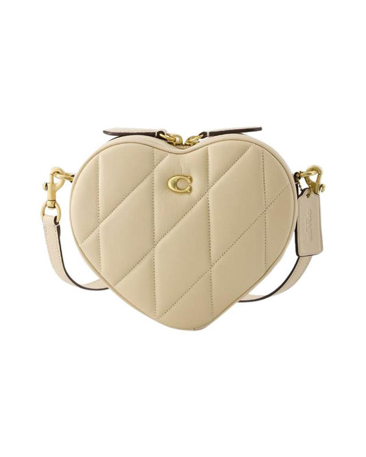 Heart Crossbody - Coach - Leather - Ivory